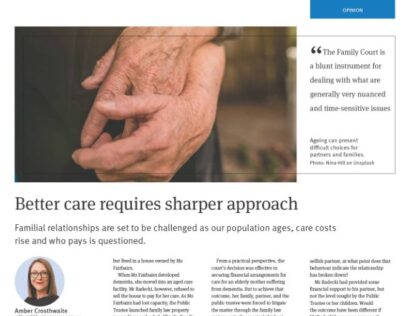 Business News Update: Better Care Requires Sharper Approach