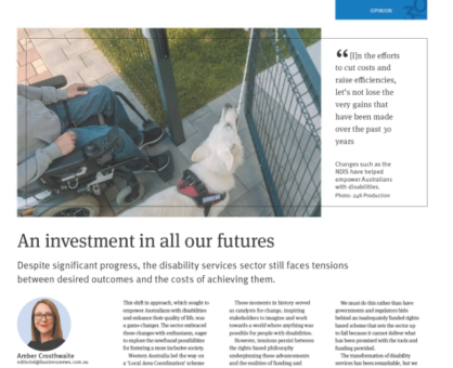 Business News Update: An Investment In All Our Futures